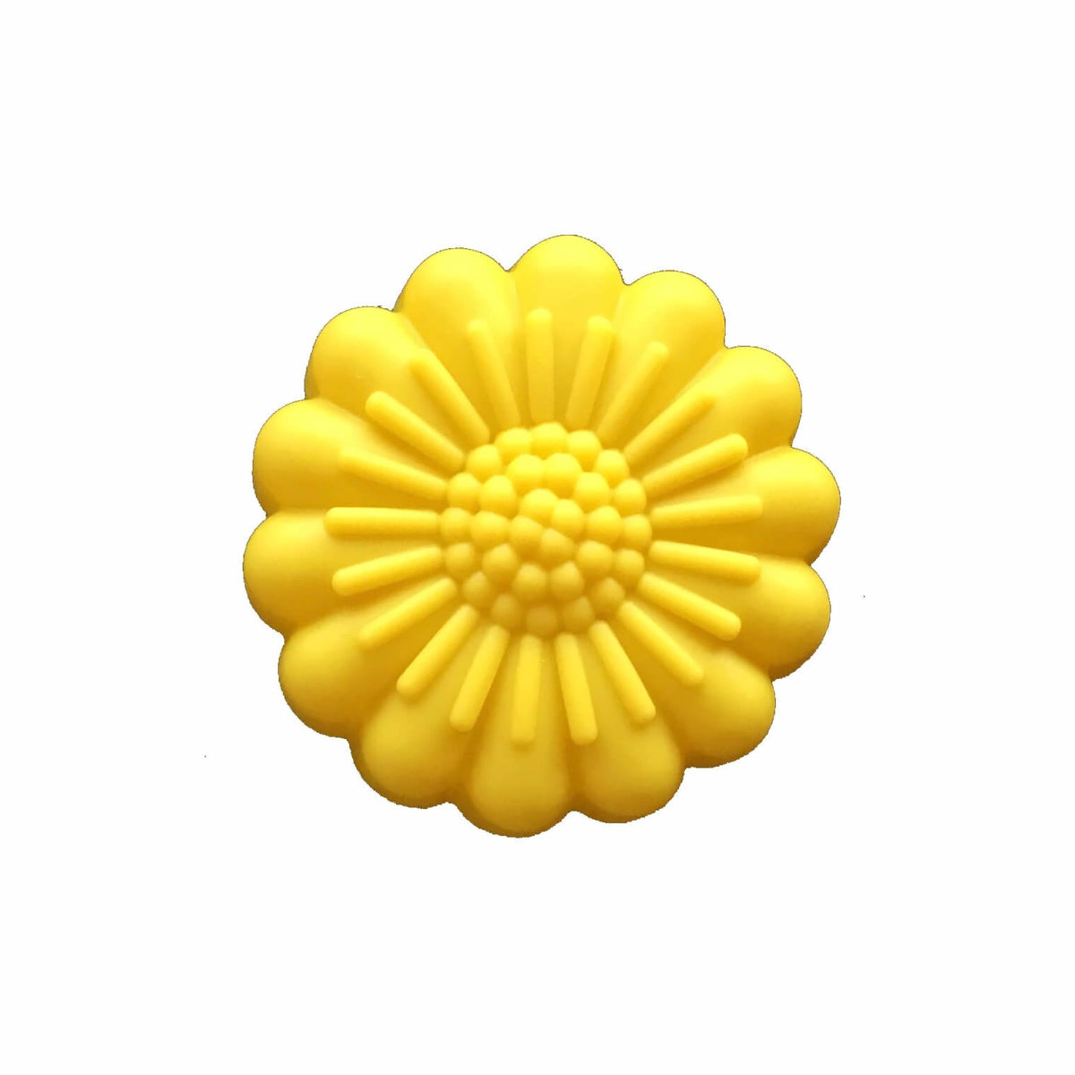 5cm yellow chrysanthemum flower single cavity silicone mould