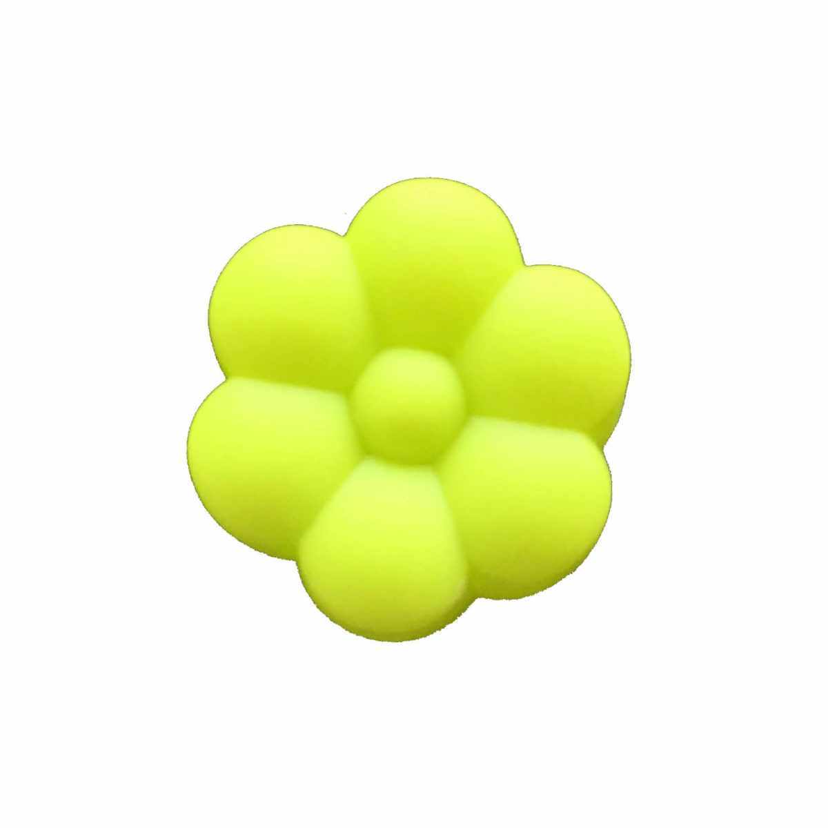 5cm green single cavity classic-shaped flower silicone mould