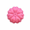 5cm pink heart blossom single cavity silicone mould