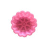 back of 5cm pink heart blossom single cavity silicone mould