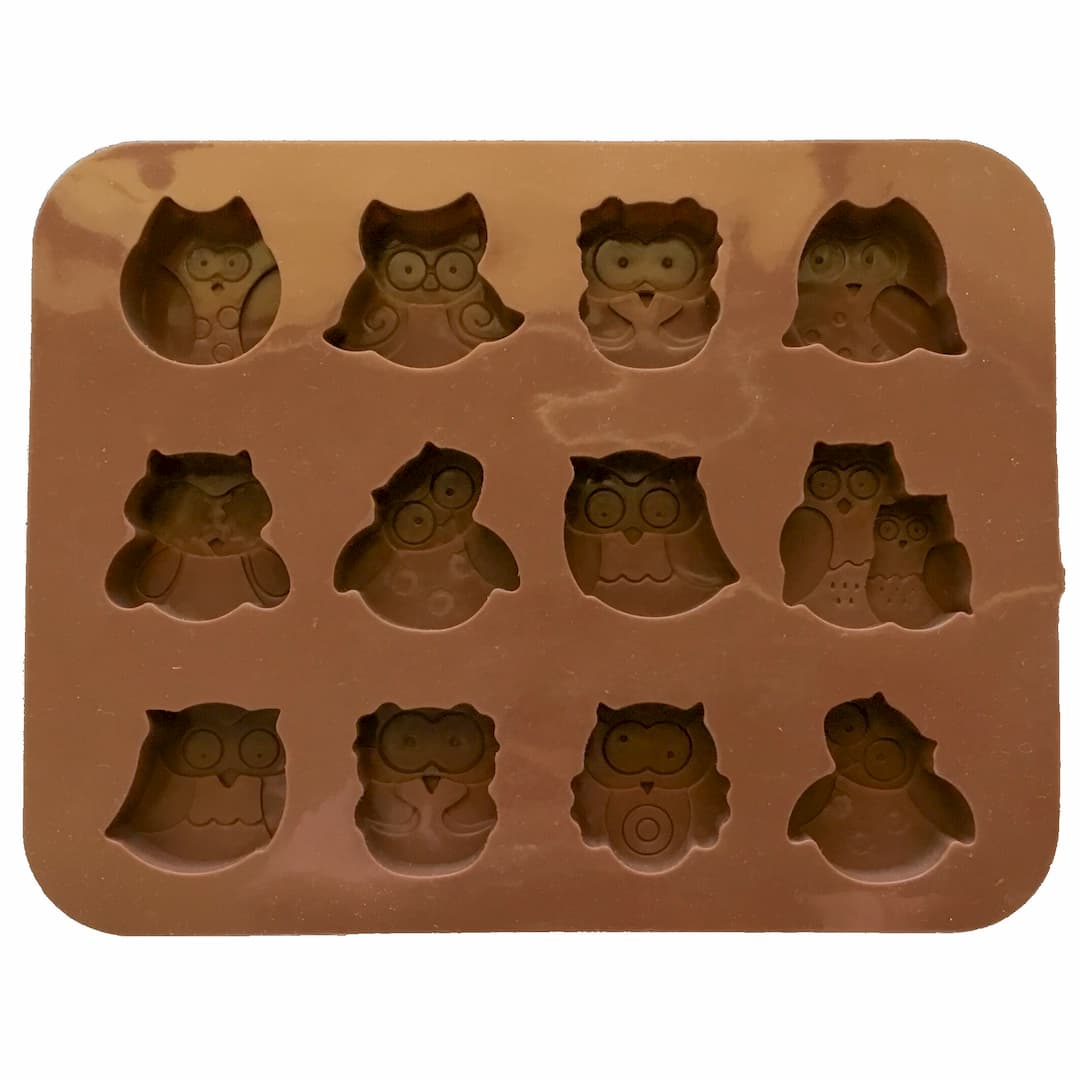 owl chocolate mould
