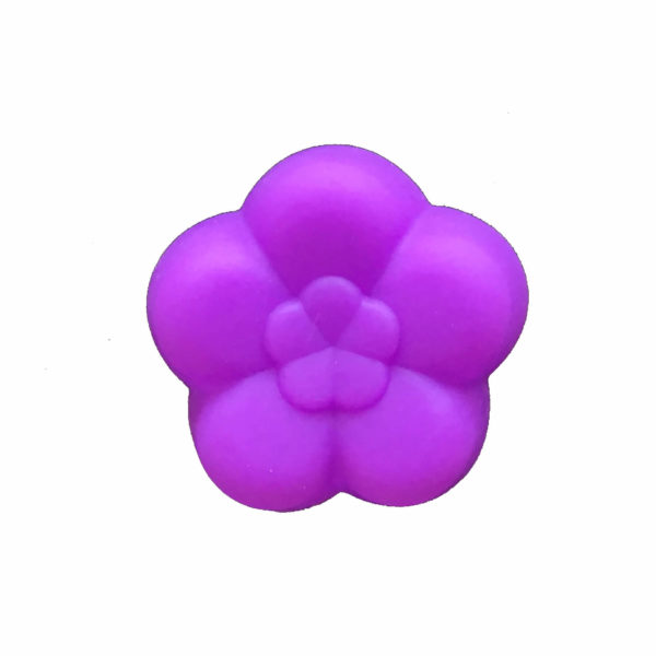 5cm purple plum blossom single cavity silicone mould