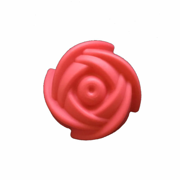 5cm red rose single cavity silicone mould