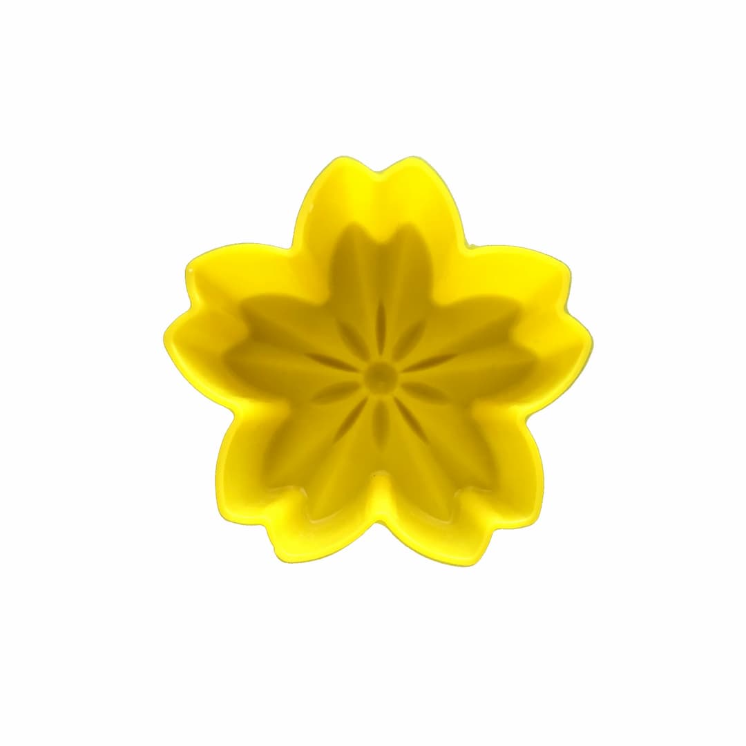 yellow cherry blossom silicone mould