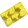 seaside silicone mould with sea shells and mermaid tails