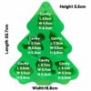 Christmas mixed mould dimensions