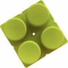 circular silicone mould with four cavities