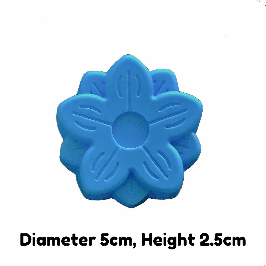 impatience flower silicone mould dimensions