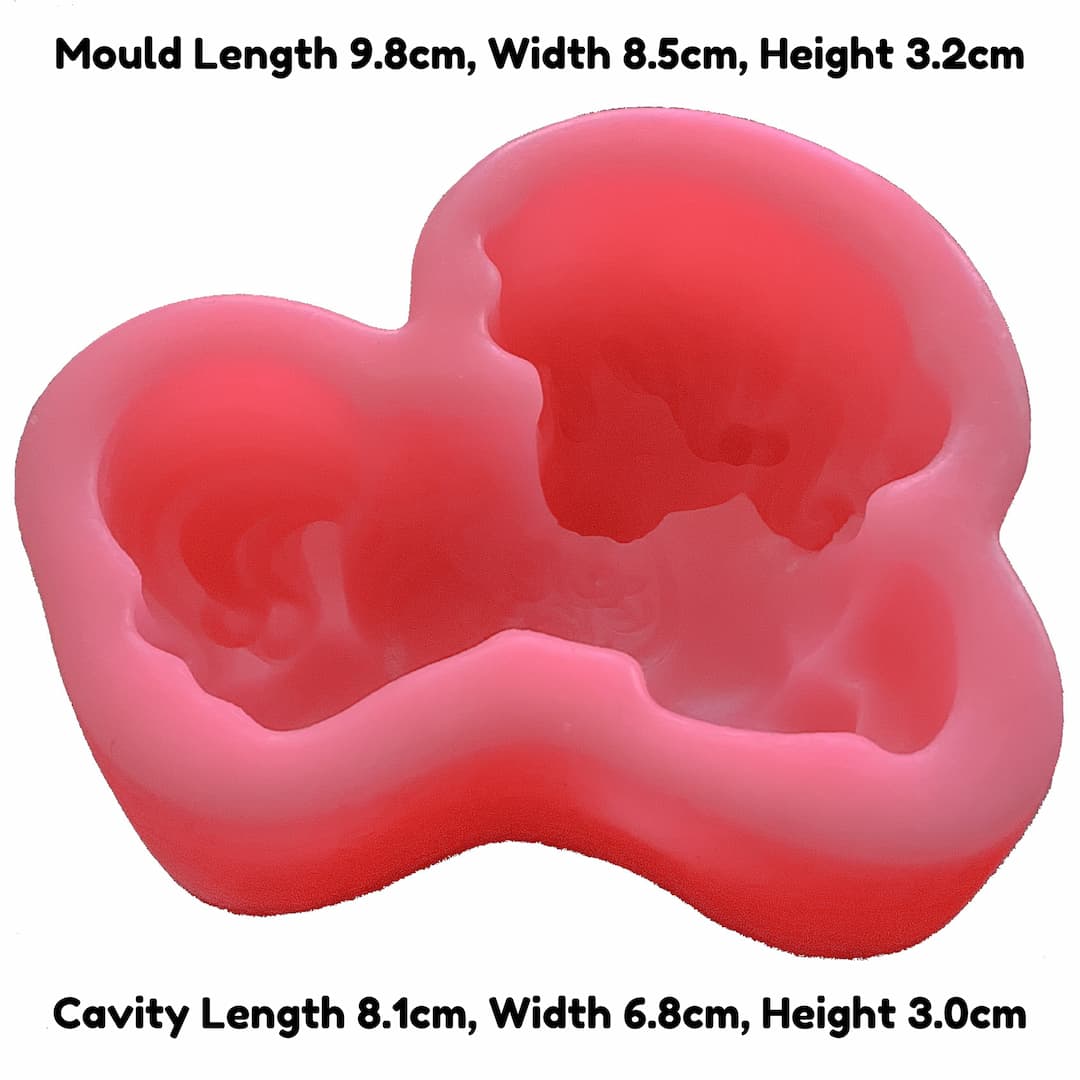 pony silicone mould dimensions