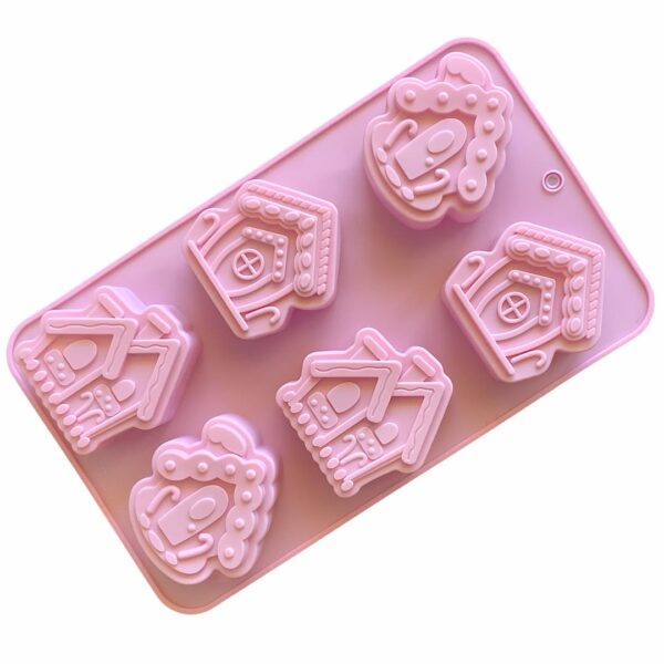 gingerbread house silicone mould